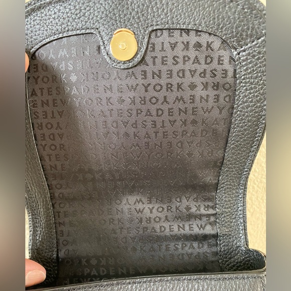 Kate Spade Small Lietta Crossbody Bag Black and White - Picture 4 of 10